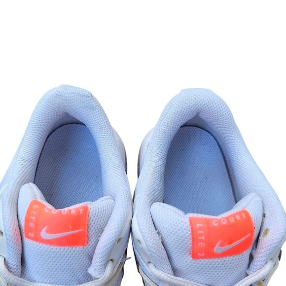 Nike Women's Athletic Court Lite 2 White Tennis Sneakers Casual Shoes Size 9 - Picture 11 of 13